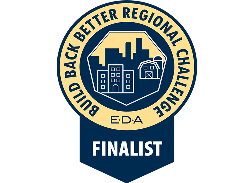 Build Back Better Challenge EDA finalist logo