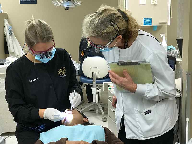 As a dental hygiene student you will gain valuable hands-on applied learning and clinic experience at the Delta Dental of Kansas Foundation Dental Hygiene Clinic.