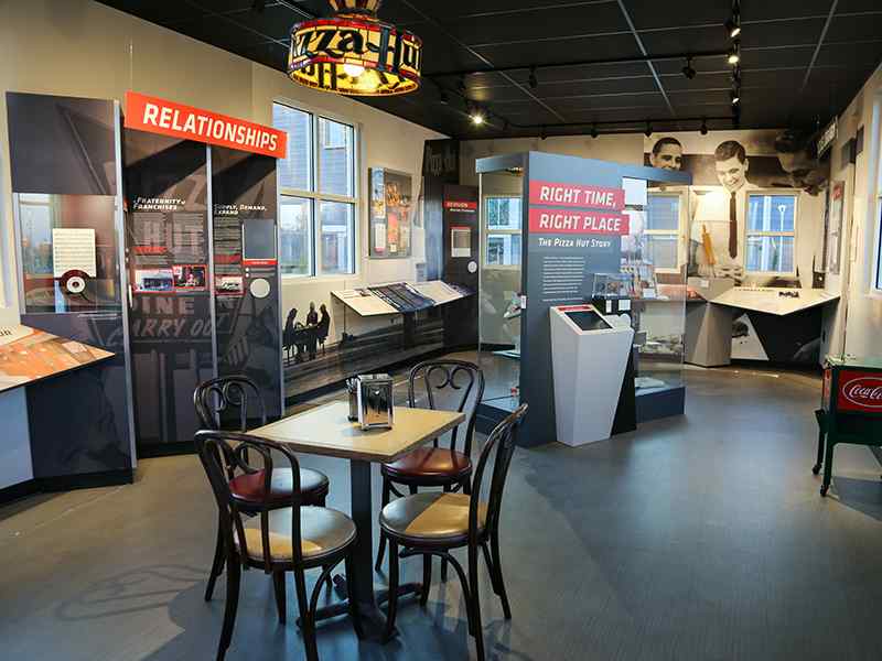The original Pizza Hut was founded in 1958 by two 鶹ƽ State students, brothers Dan and Frank Carney.